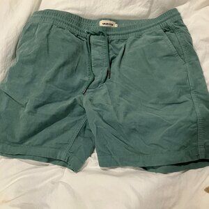 Apres Short in Teal Corduroy